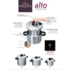 Autocuiseur Alto 4L - CRISTEL