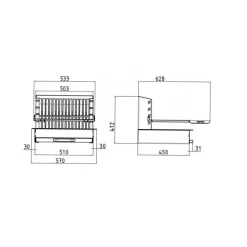 Barbecue Inox Encastrable - PLANCHA TONIO