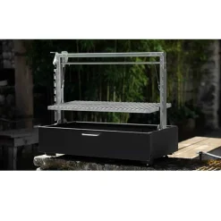 Barbecue Santa Maria Bois Asado Grille XL à Poser - GRILL CHIC