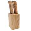 Bloc de Table 6 couteaux Epure Olivier - Au Sabot