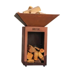 Bol à feu Auvergnat Carré Acier CORTEN - GRILL CHIC