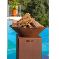 Bol à feu Auvergnat Rond Acier CORTEN - GRILL CHIC