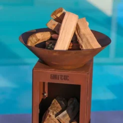 Bol à feu Cévenol Rond Acier CORTEN - GRILL CHIC