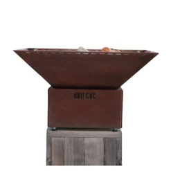 Bol à feu mini Cévenol Carré Acier CORTEN - GRILL CHIC