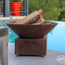 Bol à feu mini Cévenol Rond Acier CORTEN - GRILL CHIC
