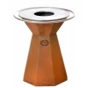Brasero CHURRASCO pyramidal acier Corten - PLANCHA TONIO