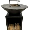 Brasero Classique 103x90cm Acier Double cuve - GRILL CHIC
