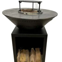 Brasero Classique 103x90cm Acier Double cuve - GRILL CHIC