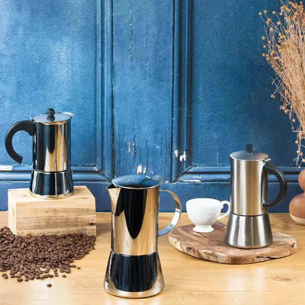 Cafetière à l'italienne inox Milano - CRISTEL