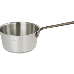 Casserole Inox Brossé Poignée Cuivrée - CRISTEL