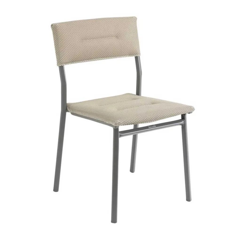 Chaise de jardin Oron toile BeComfort - LAFUMA