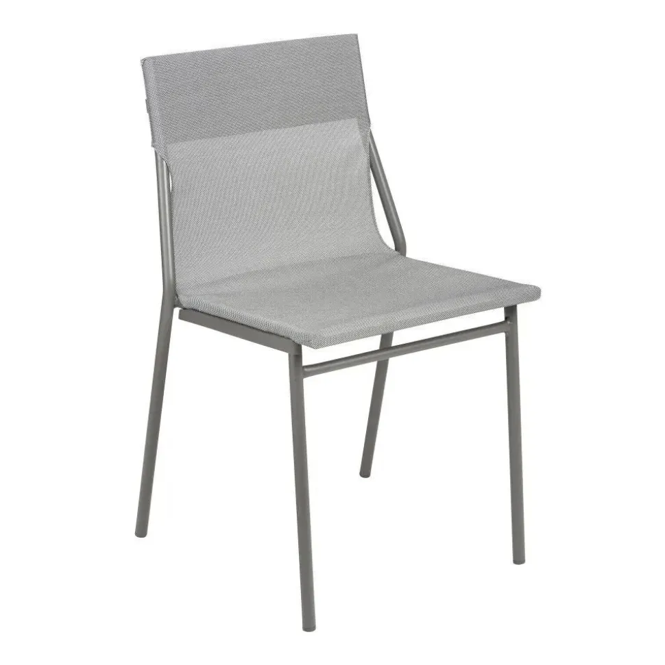 Chaise extérieure professionnelle structure titane Horizon - toile Batyline Duo - LAFUMA