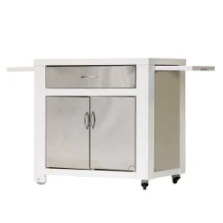 Chariot inox et acier époxy pour plancha gaz ou électrique - PLANCHA TONIO