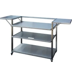 Chariot inox pour plancha 4 feux - PLANCHA TONIO
