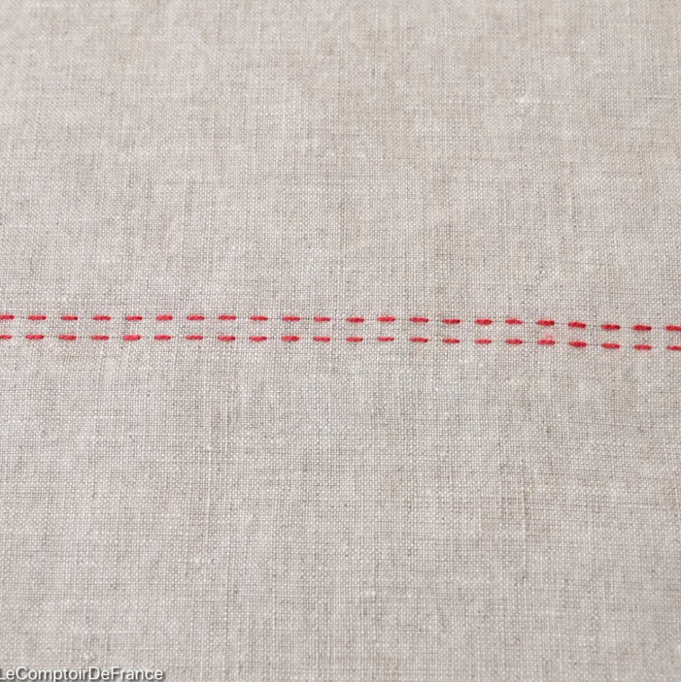 Chemin de table Rythmo 45 x 150 cm en Lin - Charvet Editions