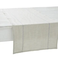 Chemin de table Rythmo 45 x 150 cm en Lin - Charvet Editions