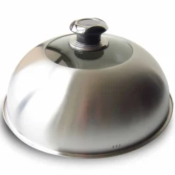 Cloche Inox thermomètre diamètre 33 cm - LE MARQUIER
