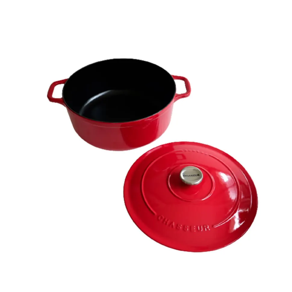 Cocotte Fonte Ronde Rouge Le Chasseur Invicta