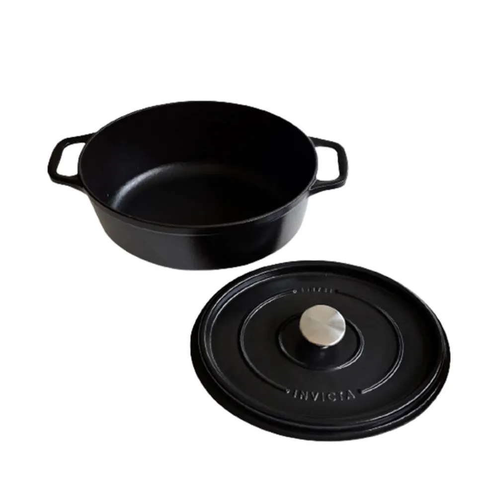 Cocotte Mijoteuse Fonte ovale noir Invicta