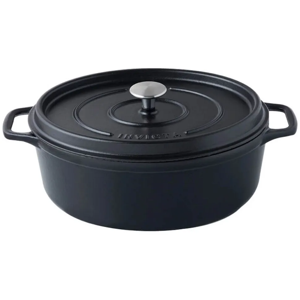 Cocotte Mijoteuse Fonte ovale noir Invicta