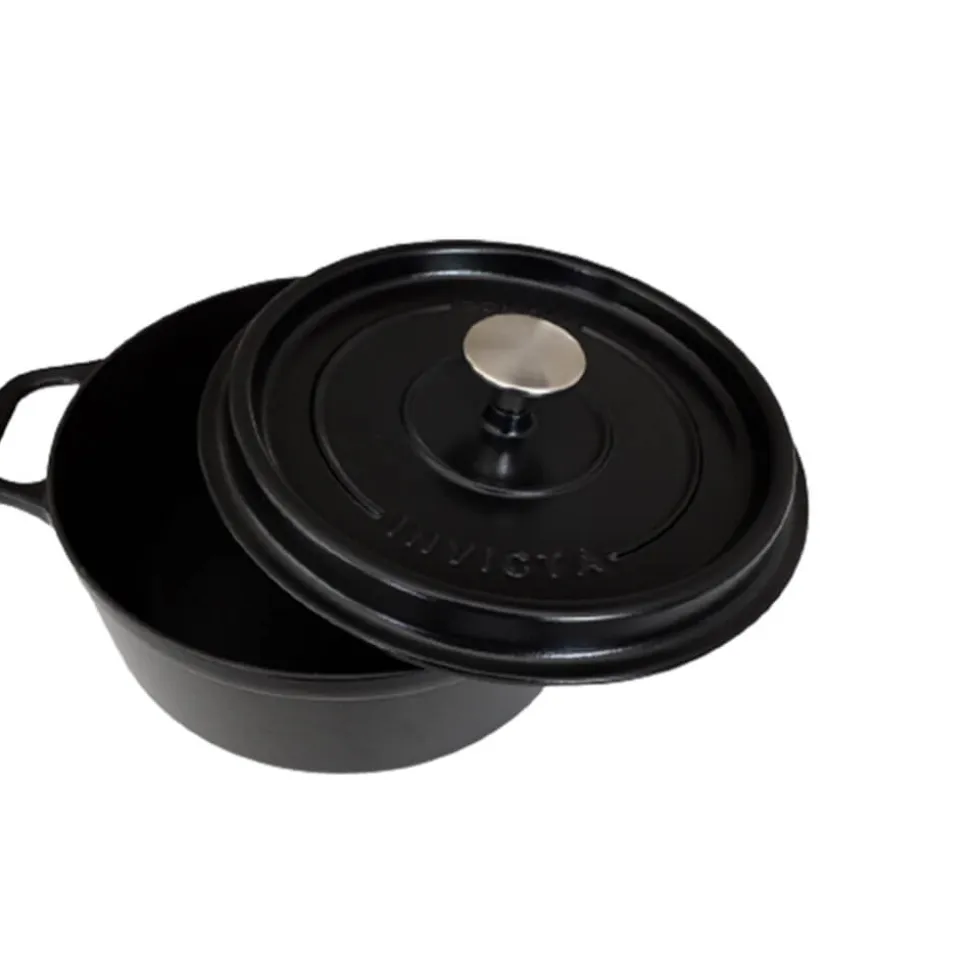 Cocotte Mijoteuse Fonte ronde noir Invicta
