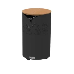 Coffre à granulés Essentiel rond avec couvercle bambou - LE MARQUIER