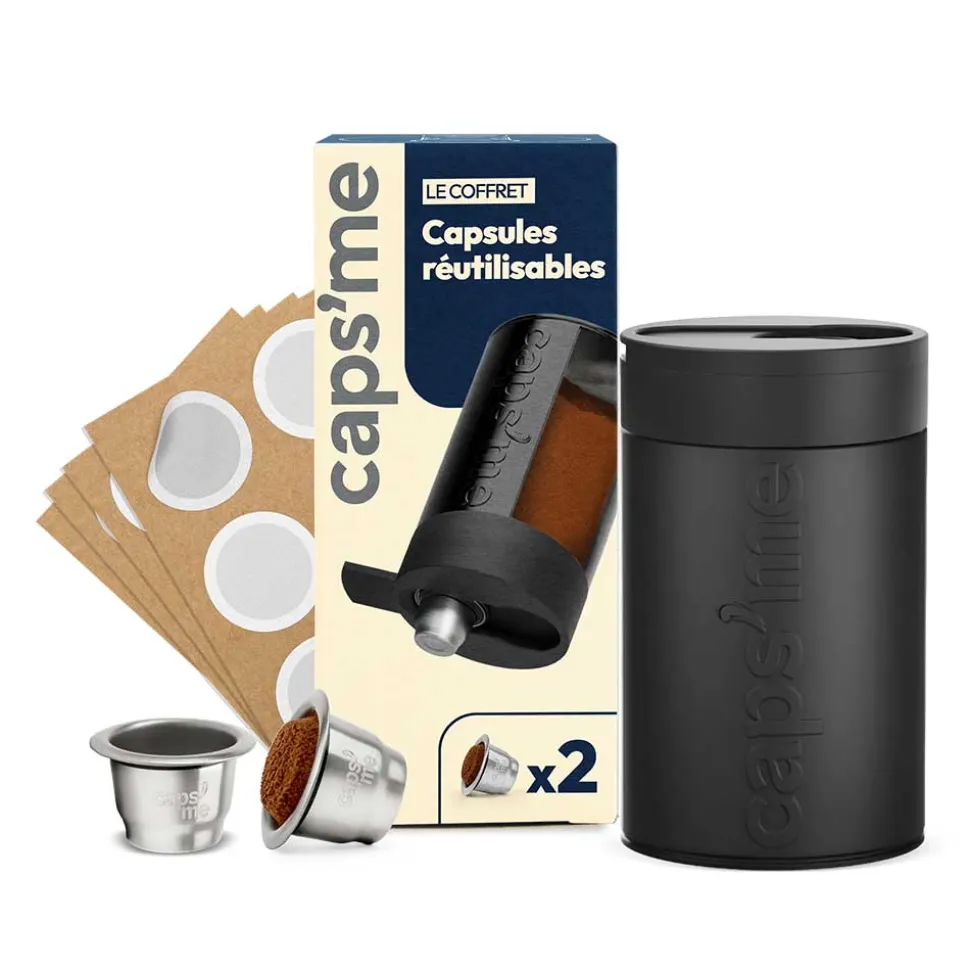 Coffret Capsules réutilisables CAPS ME - CAPS ME