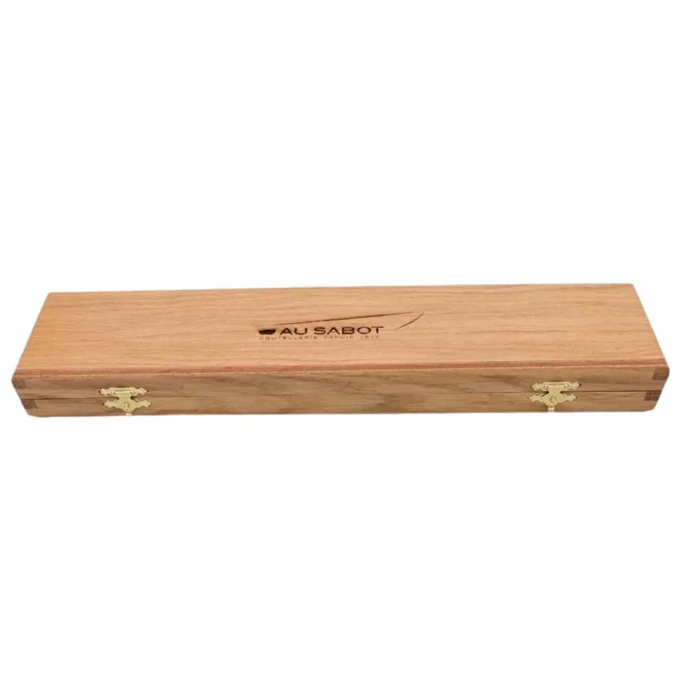 Coffret Couteau Laguiole pour Foie Gras Manche Genévrier - Au Sabot