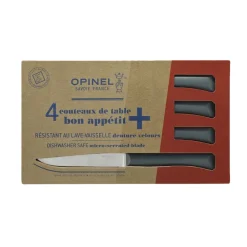 Coffret 4 couteaux de table Bon Appétit + Anthracite - OPINEL