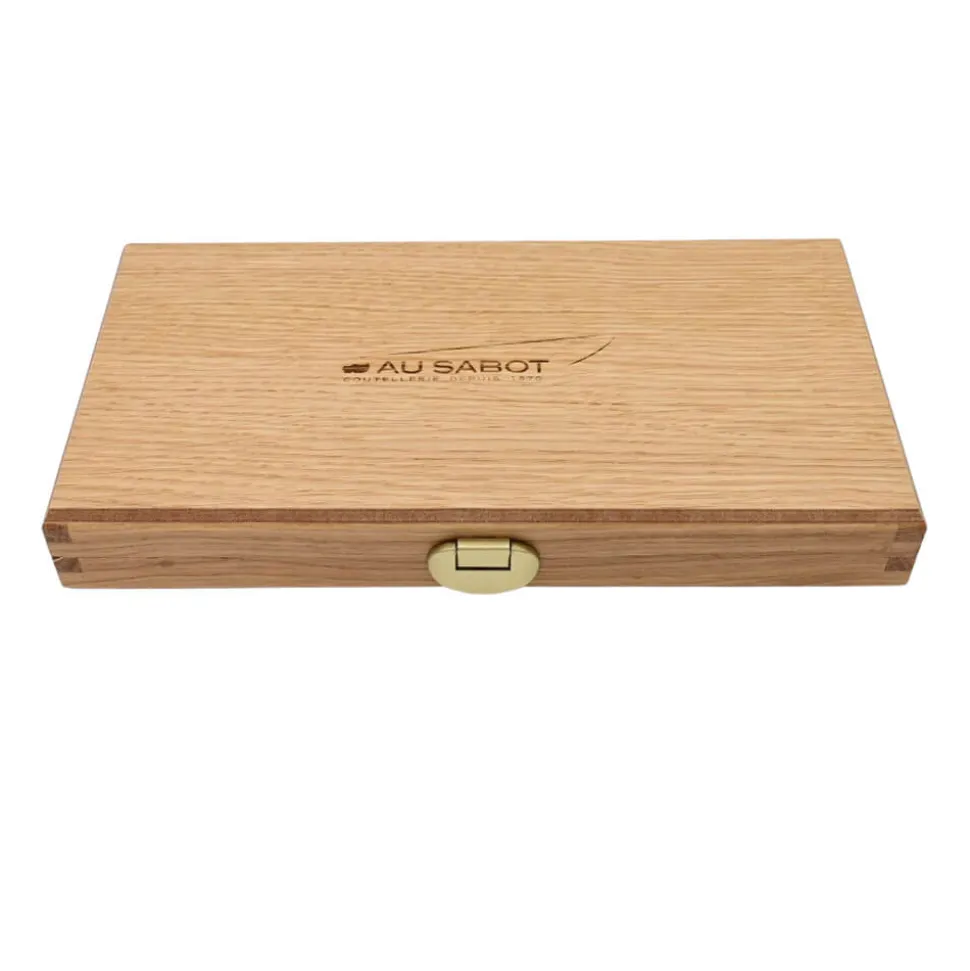 Coffret de 6 couteaux Laguiole Prestige manches en Olivier - Au Sabot