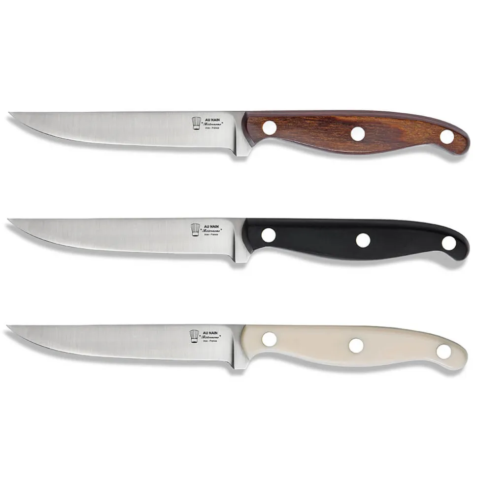 Coffret de 6 couteaux à Steak Bistronome Manche Noir - Au Nain