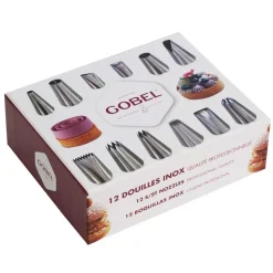 Coffret 12 douilles inox qualité professionnelle - GOBEL