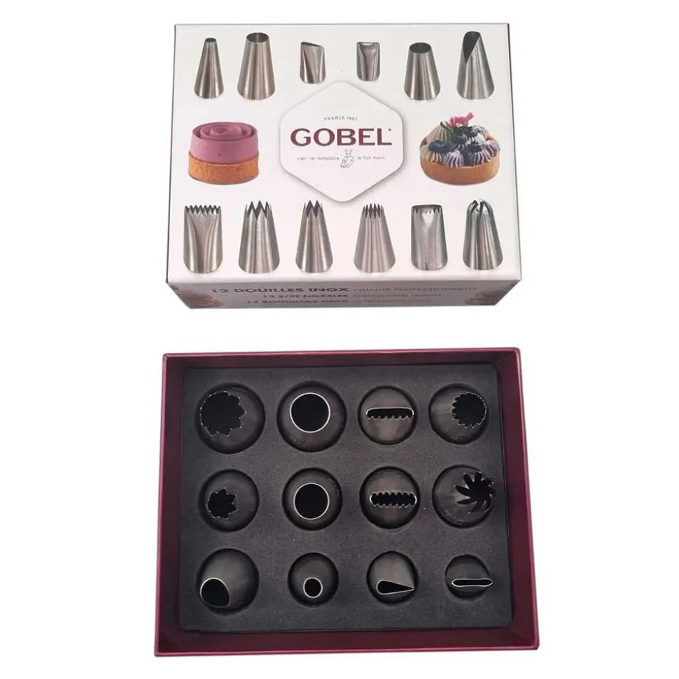 Coffret 12 douilles inox qualité professionnelle - GOBEL