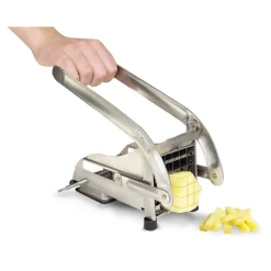 Coupe-Frites ménager inox sur ventouse 2 couteaux - Louis Tellier