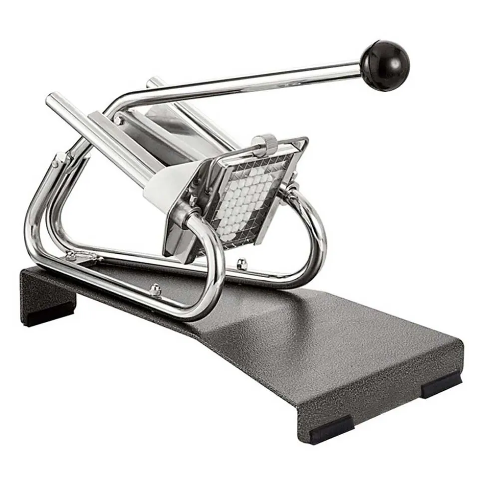 Coupe-Frites Professionnel couteau étamé + poussoir 6 mm - Louis Tellier