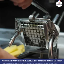 Coupe-Frites Professionnel sans couteau sans poussoir - Louis Tellier