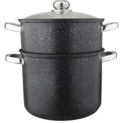 Couscoussier inox avec couvercle en verre 11 L - BAUMALU
