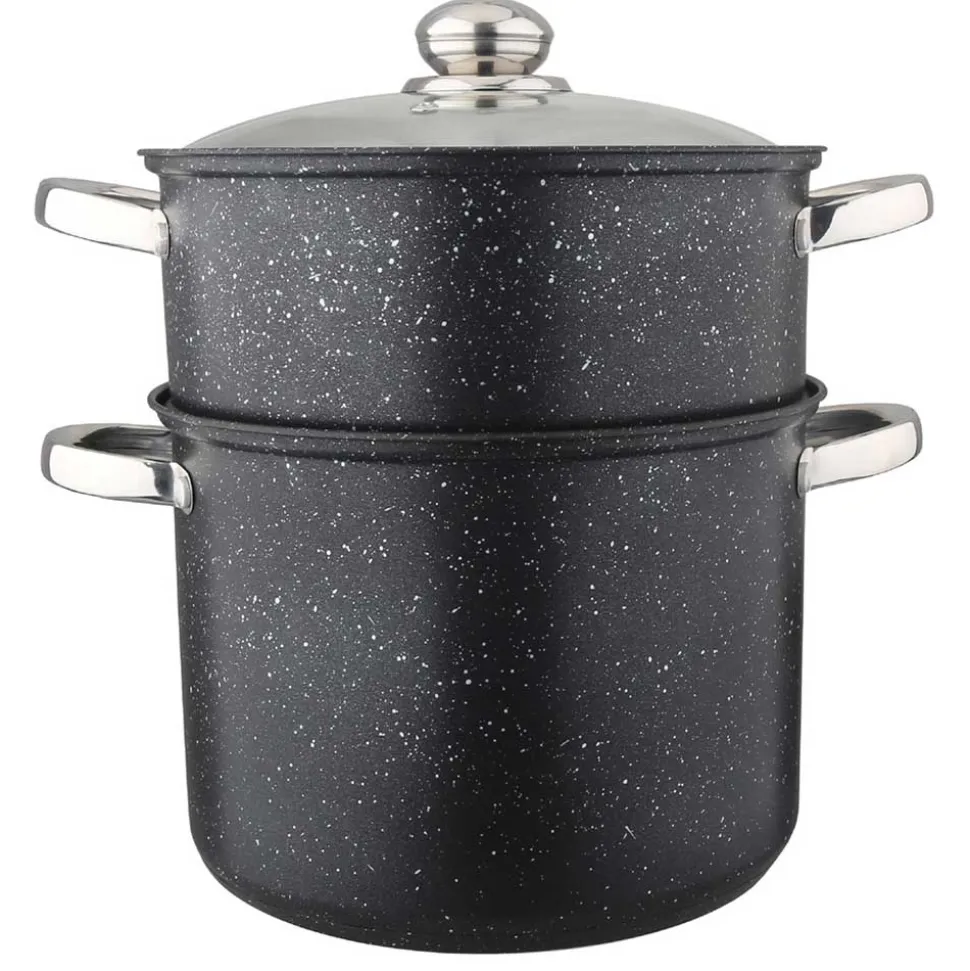 Couscoussier inox avec couvercle en verre 11 L - BAUMALU