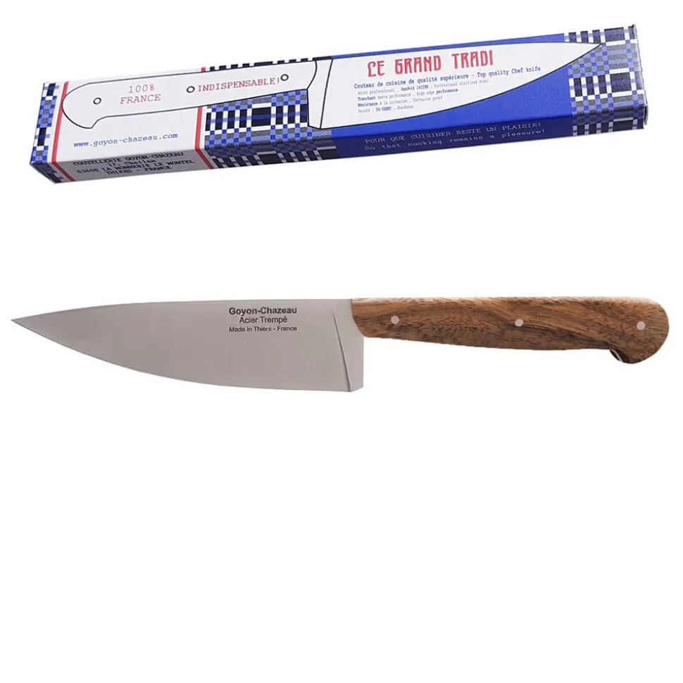 Couteau de Chef GRAND TRADI Noyer - GOYON-CHAZEAU