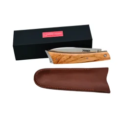 Couteau de poche "LE 750" Plein Manche Olivier - GOYON-CHAZEAU