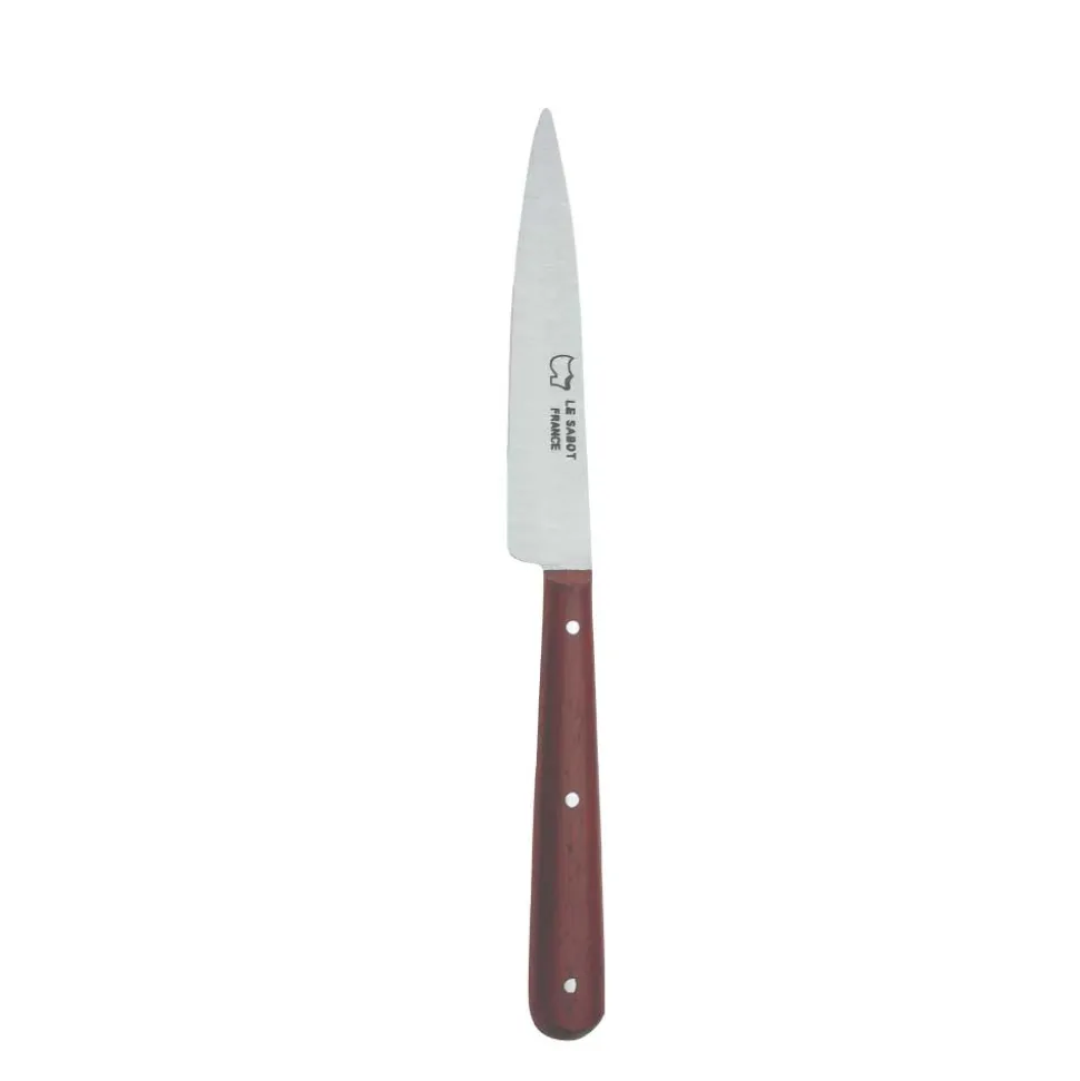 Couteau d'Office avec Manche en bois Padouk - Au Sabot