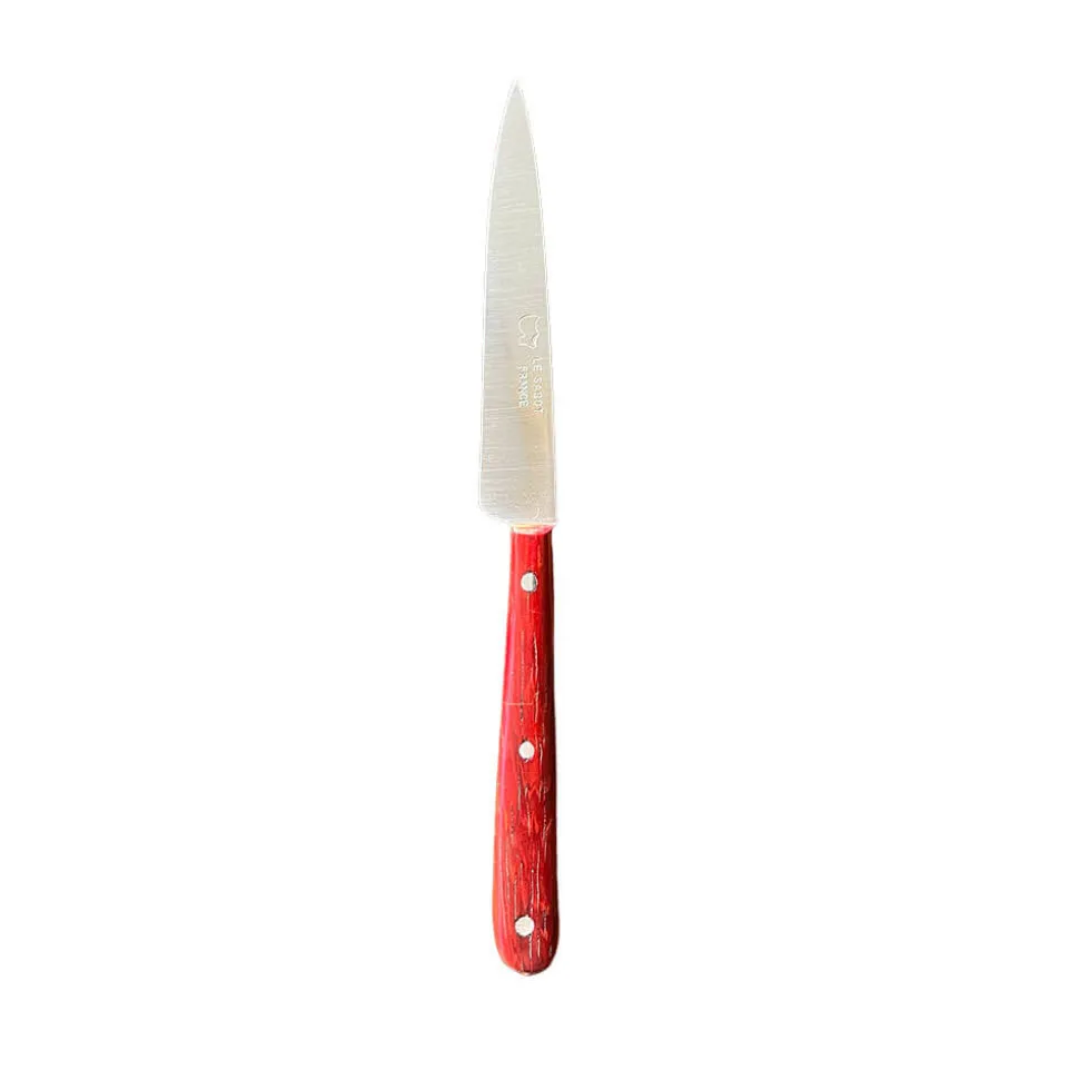 Couteau d'Office Lame Carbone Manche en Bois - Au Sabot