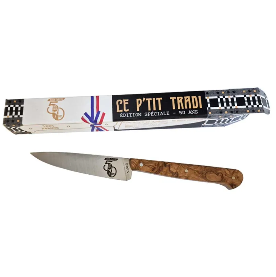 Couteau Le P'TIT TRADI Frêne Edition Spéciale 50 ans - GOYON-CHAZEAU