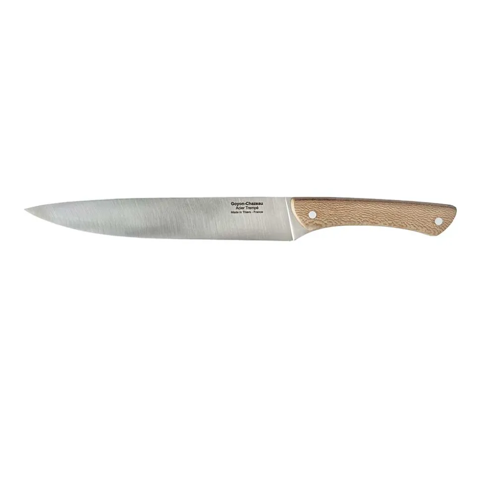 Couteau Marin Filet de Sole Solange Manche Platane - GOYON-CHAZEAU