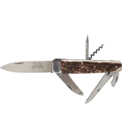 Couteau pliant Hallali Bois de cerf 6 pièces - DOURIS CHASTEL