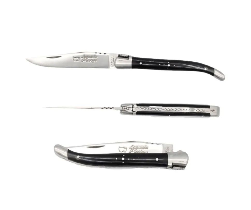 Couteau Pliant Laguiole Manche en Corne - Au Sabot