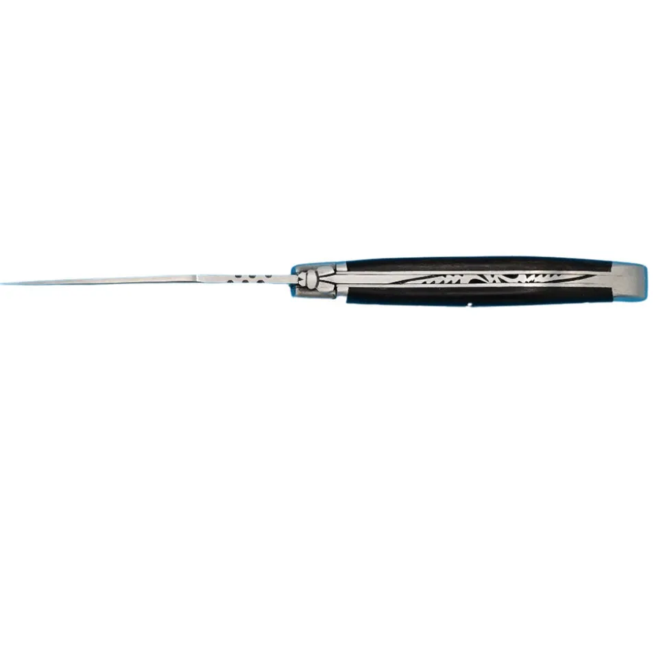 Couteau pliant Laguiole Prestige Manche Ebène Acier Forgé - Au Sabot
