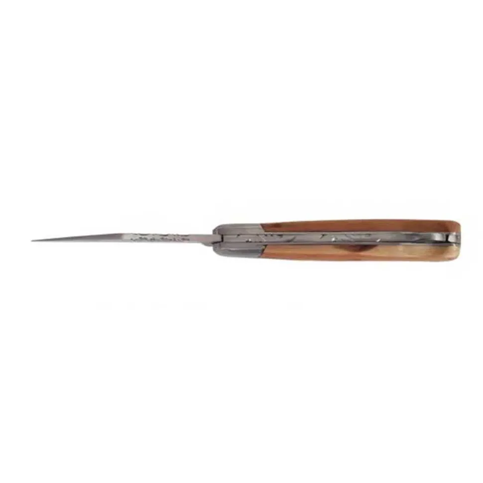 Couteau pliant Le Pionnier Chasse Bois Genévrier - DOURIS CHASTEL