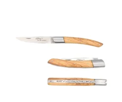 Couteau Pliant Le Thiers avec Manche en Olivier - Au Sabot
