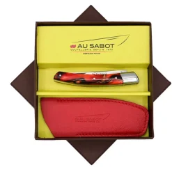 Couteau Pliant Le Thiers avec Etui Rouge OFFERT - Au Sabot